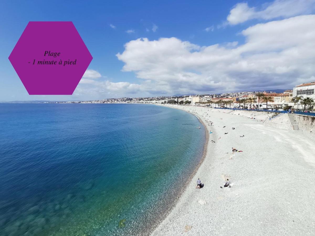 Studio - 1 Minute De La Plage Et De La Promenade Des Anglais Nice Exteriér fotografie