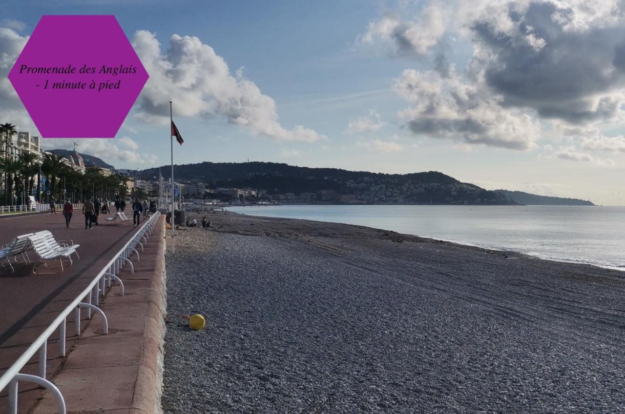 Studio - 1 Minute De La Plage Et De La Promenade Des Anglais Nice Exteriér fotografie